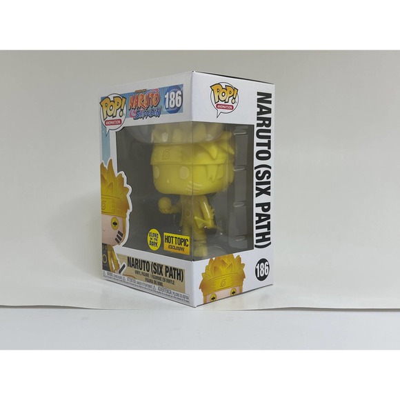 Funko Pop 186 Naruto Six Path Glow in the Dark Hot Topic Exclusive - Picture 2 of 14